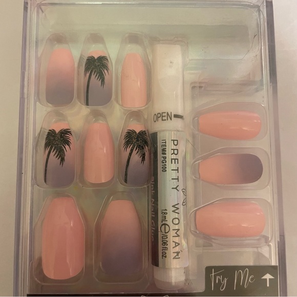 SOLD-Tropical palm tree 🌴 nails - Picture 5 of 6